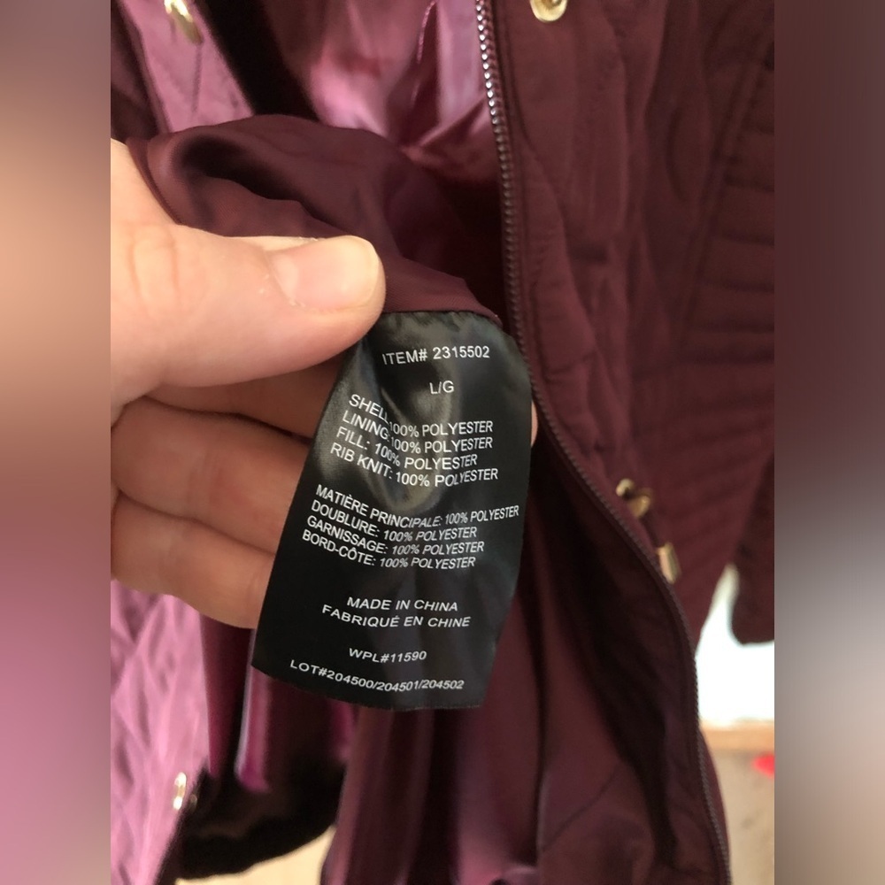 ๐ Weatherproof | NEW Burgundy Jacket - Picture 3 of 5